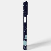 Monogram niedlicher Goldschneebaum Case-Mate iPhone Hülle (Rückseite / Rechts)