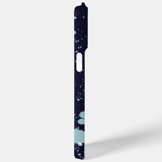 Monogram niedlicher Goldschneebaum Case-Mate iPhone Hülle (Rückseite / Rechts)