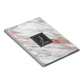 Monogram Notebook aus der Gold Rose Notizblock (Rechte Seite)