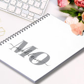 Monogram Notebook Custom Initials & Name Journal Notizblock