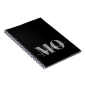 Monogram Notebook-Geschenk Personalisiert Journal Notizblock (Rechte Seite)