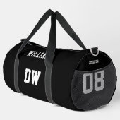Monogram-Nummer des Minimalistischen Individuellen Duffle Bag (Rechte Ecke)