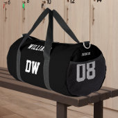 Monogram-Nummer des Minimalistischen Individuellen Duffle Bag
