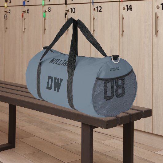 Monogram-Nummer des Minimalistischen Individuellen Duffle Bag