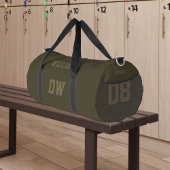 Monogram-Nummer des Minimalistischen Individuellen Duffle Bag