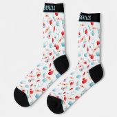 Monogram Nurse Crew Socks Socken (Linkes Detail)