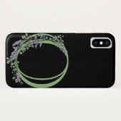Monogram O Lavendel Eucalyptus Case-Mate iPhone Hülle (Rückseite (Horizontal))