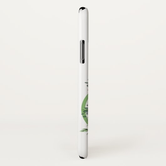 Monogram O Lavendel Eucalyptus Case-Mate iPhone Hülle (Hinten/Rechts)