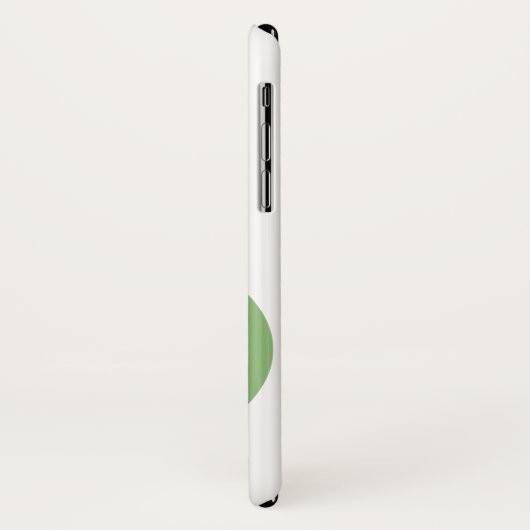 Monogram O Lavendel Eucalyptus Case-Mate iPhone Hülle (Hinten/Links)