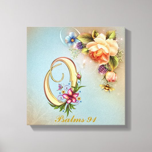 Monogram O Premium Wrapped Canvas (Gloss) Leinwanddruck (Vorderseite)