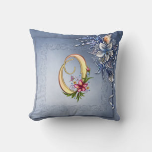 Monogram O Throw Kissen 20" x 20"