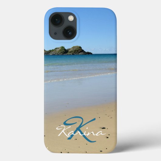 Monogram Ocean Beach Case-Mate iPhone 13 Fall Case-Mate iPhone Hülle (Rückseite)