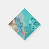 Monogram Ocean Reef mit Starfish Serviette (Ecke)