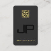 Monogram Oceania Australisches Schwarzes Gold Visitenkarte (Vorderseite)