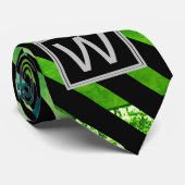 Monogram Ombre Yellow Green Krawatte (Gerollt)