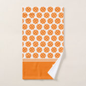 Monogram Orange Pickleball Sweattuch Handtuch (Handtuch)