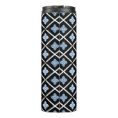 Monogram Oriental Blue Sakura Muster Thermosbecher (Rückseite)