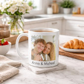 Monogram Overlay Luxe Kaffeetasse