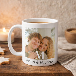 Monogram Overlay Luxe Kaffeetasse