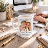 Monogram Overlay Luxe Kaffeetasse