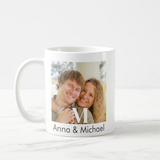 Monogram Overlay Luxe Kaffeetasse (Links)