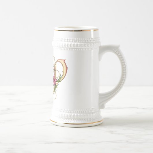 Monogram P Gift Tasse (Rechts)
