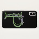 Monogram P Lavendel Eucalyptus Case-Mate iPhone Hülle (Rückseite (Horizontal))