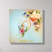 Monogram P Premium Wrapped Canvas (Gloss) Leinwanddruck (Vorderseite)