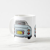 Monogram Pale Aqua Figaro Car Kaffeetasse (Vorderseite Links)