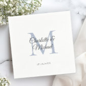 Monogram Paper Napkin Serviette