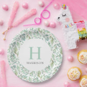 Monogram Pappteller (Party)