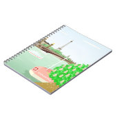 Monogram Paris Citycape Notebook (80 Seiten B&W) Notizblock (Linke Seite)