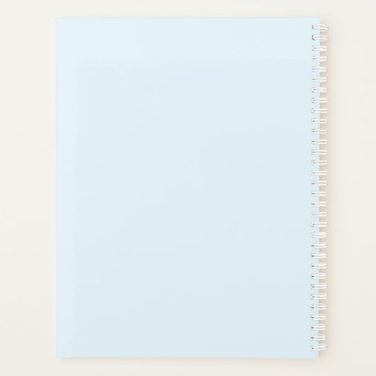 Monogram Paris Eiffel Tower Spring Boat Planner Planer (Rückseite)