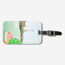 Monogram Paris Gepäckanhänger mit Visitenkarten-Sl