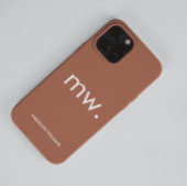 Monogram Pastel Elegant Feminine Minimalistisch Ca Case-Mate iPhone Hülle