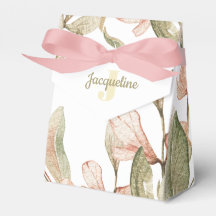 Monogram Pastellbaby Pink Sky Baby Blume Design