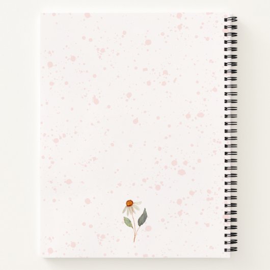 Monogram Personal Cooking-Rezepte Notebook Notizblock (Rückseite)