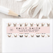 Monogram Personalisiert Adorable French Bulldog (Insitu)
