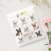 Monogram Personalisiert Adorable French Bulldog Geschenktütchen (Versiegelt)