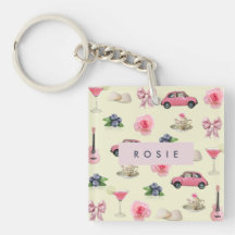 Monogram Personalisiert Coquette Vintag Seashell