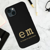 Monogram Personalisiert Einfach Minimalistisch Mon
