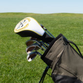 Monogram Personalisiert Elegant Golf Gold Kranz Headcover (In SItu)