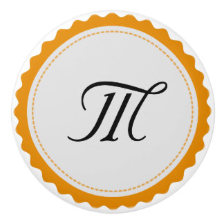 Monogram Personalisiert Modern #5 Keramikknauf