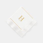 Monogram Personalisiert Napkin Serviette (Ecke)