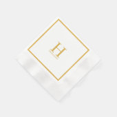 Monogram Personalisiert Napkin Serviette (Ecke)
