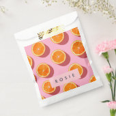 Monogram Personalisiert Orange Slice Muster Geschenktütchen (Versiegelt)