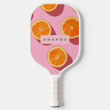 Monogram Personalisiert Orange Slice Muster