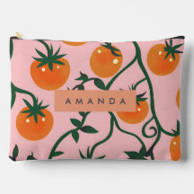 Monogram Personalisiert Retro Tomato Vine Muster