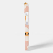 Monogram Personalisiert Smile Daisy Floral Muster Case-Mate iPhone Hülle (Rückseite / Links)