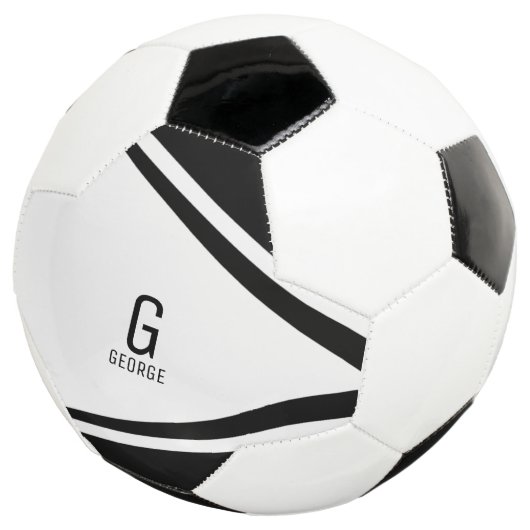 Monogram Personalisiert Soccer Ball (Dreiviertel)